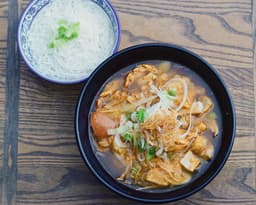 Sour Spicy Chicken Soup