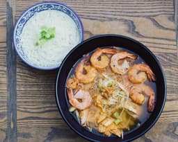Sour Spicy Prawns Soup