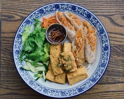 Fried Tofu & Vegetarian Fried Rolls